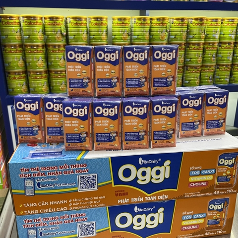 Thùng 48 Hộp Sữa Bột Pha Sẵn Oggi Cam/ Oggi Đỏ/ ColosGain/ Vitagrow/ Colosbaby Gold/ Colosbaby IQ/ Calokid Hộp 110ml và 180ml