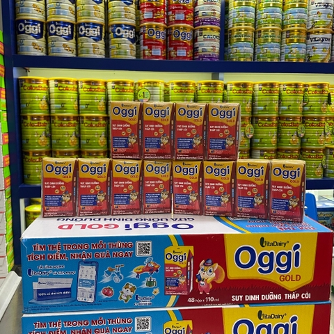 Thùng 48 Hộp Sữa Bột Pha Sẵn Oggi Cam/ Oggi Đỏ/ ColosGain/ Vitagrow/ Colosbaby Gold/ Colosbaby IQ/ Calokid Hộp 110ml và 180ml