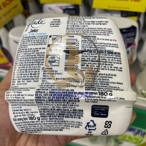 Sáp Thơm Glade Thái Lan Hộp 180g Chính Hãng (Bibistore TB)