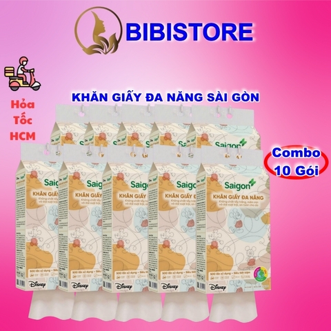 Khăn Giấy Rút Saigon Treo Tường 2 Lớp Gói 500 Tờ