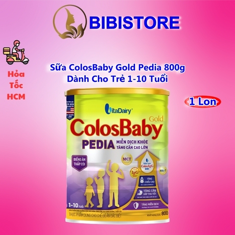 Sữa ColosBaby Gold Pedia 800g Dành Cho Trẻ 1-10 Tuổi