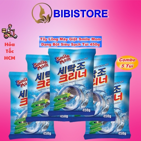 Tẩy Lồng Máy Giặt Smile Mom Túi 450g