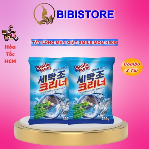 Tẩy Lồng Máy Giặt Smile Mom Túi 450g