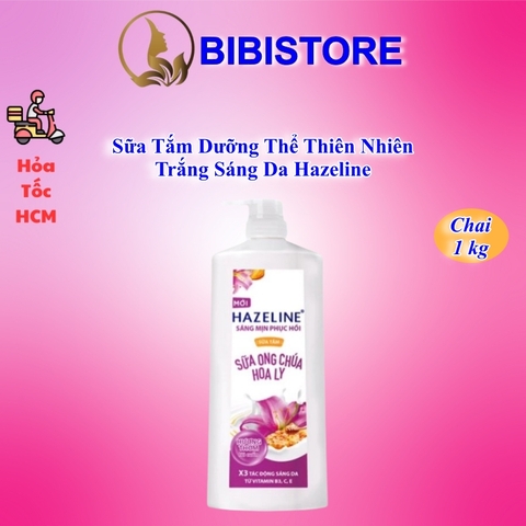 Sữa Tắm Dưỡng Thể Thiên Nhiên Trắng Sáng Da Hazeline 1KG