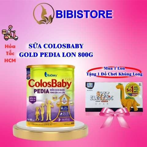 Sữa ColosBaby Gold Pedia 800g Dành Cho Trẻ 1-10 Tuổi