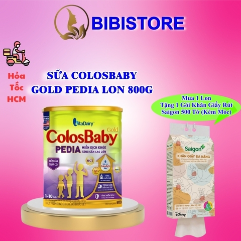 Sữa ColosBaby Gold Pedia 800g Dành Cho Trẻ 1-10 Tuổi