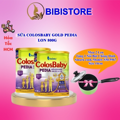 Sữa ColosBaby Gold Pedia 800g Dành Cho Trẻ 1-10 Tuổi