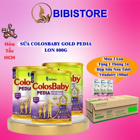 Sữa ColosBaby Gold Pedia 800g Dành Cho Trẻ 1-10 Tuổi