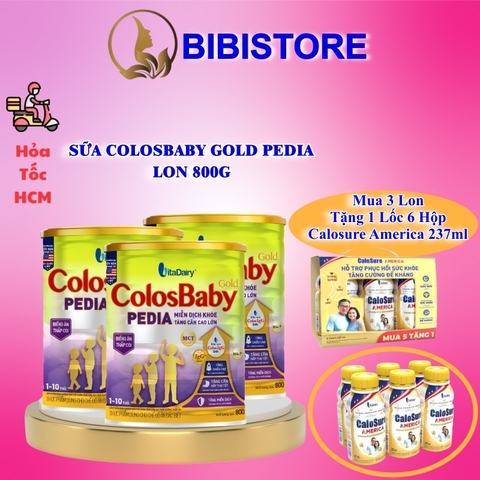 Sữa ColosBaby Gold Pedia 800g Dành Cho Trẻ 1-10 Tuổi
