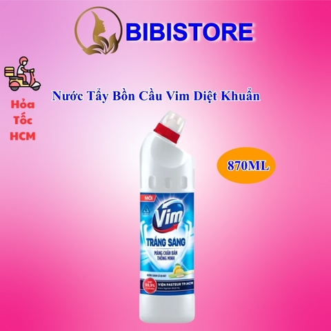 Nước Tẩy Bồn Cầu VIM Chanh Sả Chai 870ml