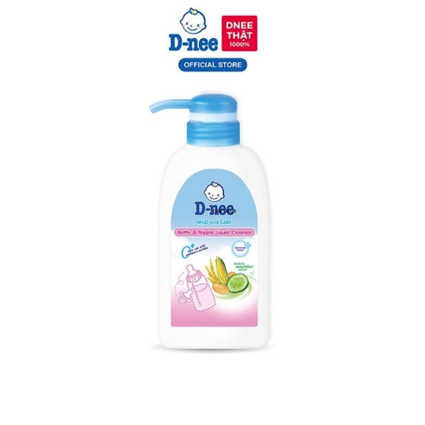 (Bibistore-Dnee) Nước Rửa Bình Sữa D-nee 500ml/ 600ml (Hoả Tốc HCM)
