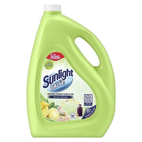 Sunlight Nước Lau Sàn Đủ Hương Can 3,6 Kg (Hoả Tốc HCM)