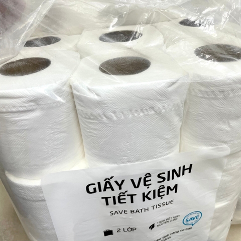 (Lotte) Lốc 24 Cuộn - Giấy Vệ Sinh Tiết Kiệm 2 Lớp Choice L (Bibistore)