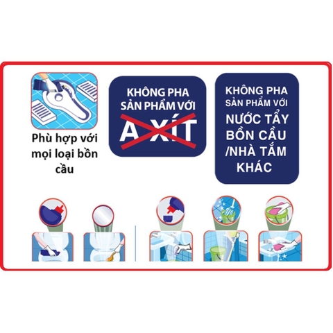(Hoả Tốc HCM) Nước Tẩy Bồn Cầu Vim Siêu Diệt _ Vim Xanh Biển Bất Khả Chiến Bại Chai 880ml