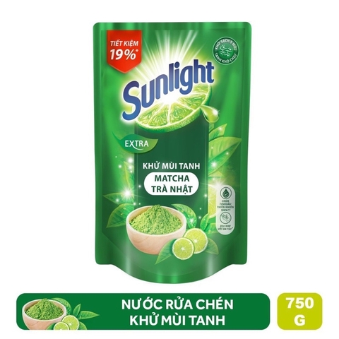 (Hoả Tốc HCM) Nước rửa chén Sunlight Túi/ Chai 750g Đủ Loại (BIBISTORE)