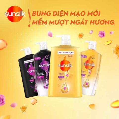 (Hoả Tốc HCM) Dầu gội Sunsilk 650g/900g làm sạch và mềm mượt tóc ̣(Bibisore)