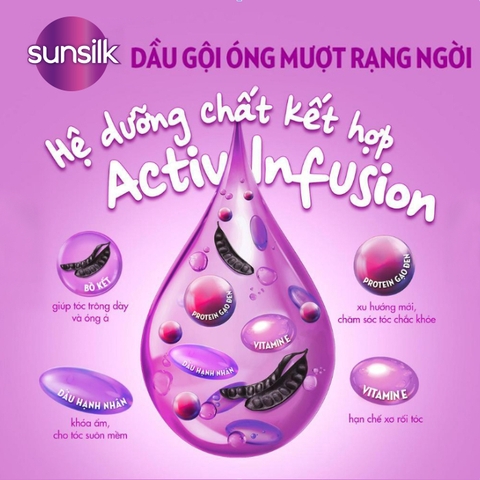 (Hoả Tốc HCM) Dầu gội Sunsilk 650g/900g làm sạch và mềm mượt tóc ̣(Bibisore)