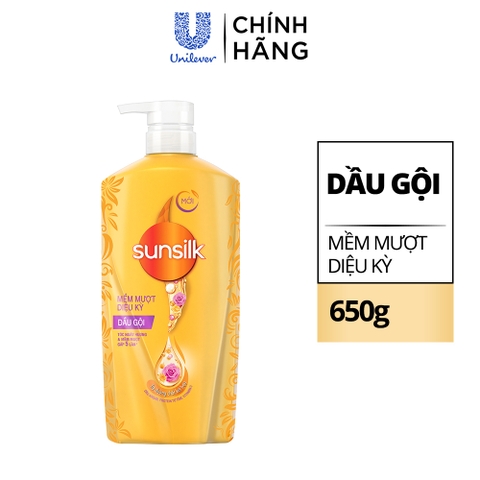 (Hoả Tốc HCM) Dầu gội Sunsilk 650g/900g làm sạch và mềm mượt tóc ̣(Bibisore)