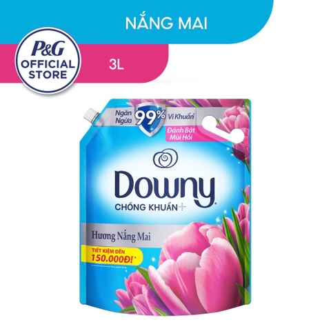 (Hoả Tốc HCM) Nước Xả Vải Downy Tinh Dầu Thiên Nhiên/Nước Hoa Cao Cấp Túi 3L (Bibistore)