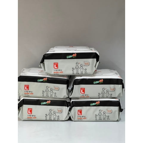 [Combo 5 Gói] Khăn Ướt Gia Đình CHOICE L Lotte Gói 120 Miếng
