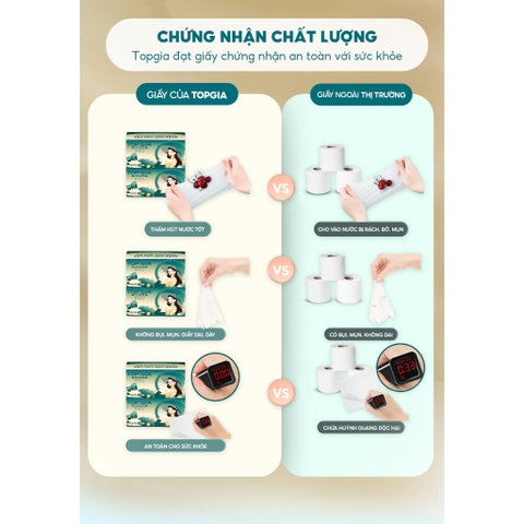 Khăn giấy Topgia Giấy ăn Sắc Việt cao cấp thùng 20 gói  300 tờ 4 lớp 75 rút mềm mịn (Bibistore)