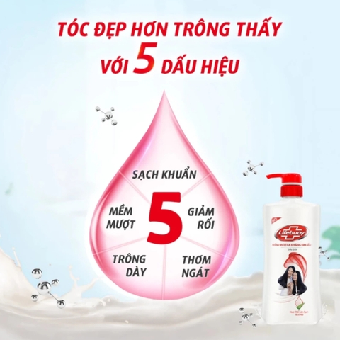 Dầu gội Lifebuoy chai 640g