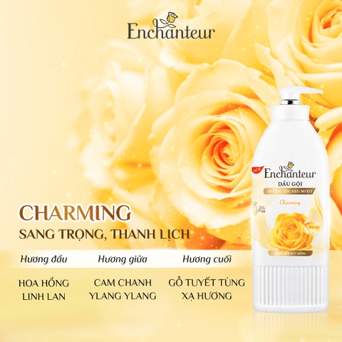 Dầu Gội Enchanteur 650g Thơm Hương Nước Hoa