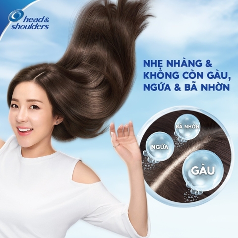 Dầu Gội Head & Shoulders Bạc Hà Mát Lạnh Cool Menthol Anti-Dandruff Shampoo 850ml