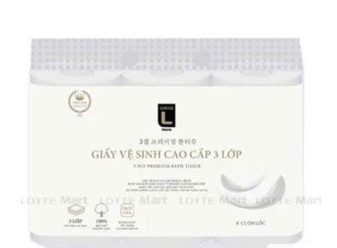 Lốc 6 Cuộn Giấy vệ sinh Choice L Prime cao cấp 3 lớp