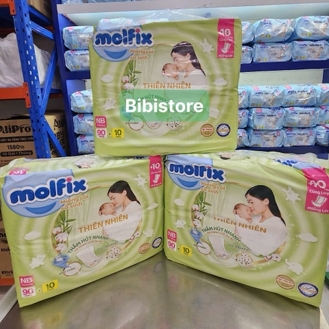 Miếng lót Molfix NB 90+10 dưới 1 tháng