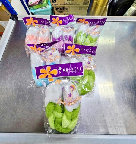 Bông tắm lưới hình dây Nu-Fresh 50g