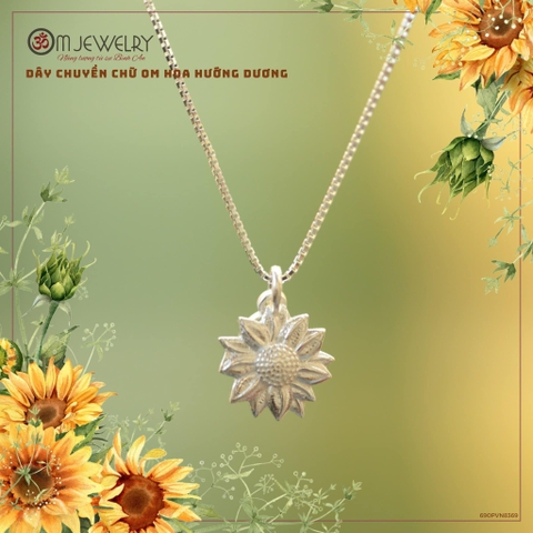 DÂY CHUYỀN CHỮ OM HOA HƯỚNG DƯƠNG S950