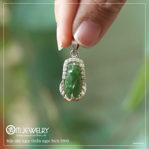 MẶT DÂY NGỌC THIỀN (VE SẦU) NGỌC BÍCH S950