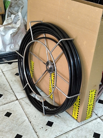 Cáp  đánh xích thông cống - Làm sạch đường ống thoát nước bằng máy khoan