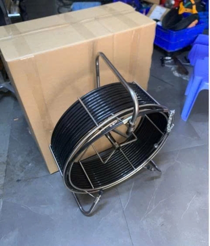 Cáp đánh xích thông cống - Trọn bộ lồng + cáp  dùng cho anh em dịch vụ