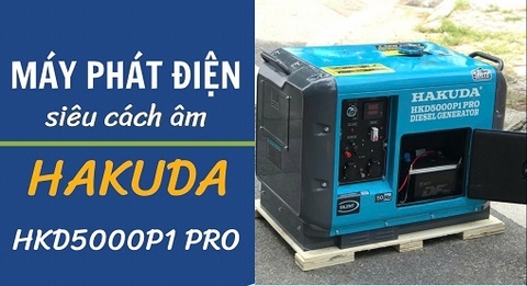 Máy Phát Điện Chạy Dầu 5KW Hakuda HKD5000P1 PRO Siêu Cách Âm