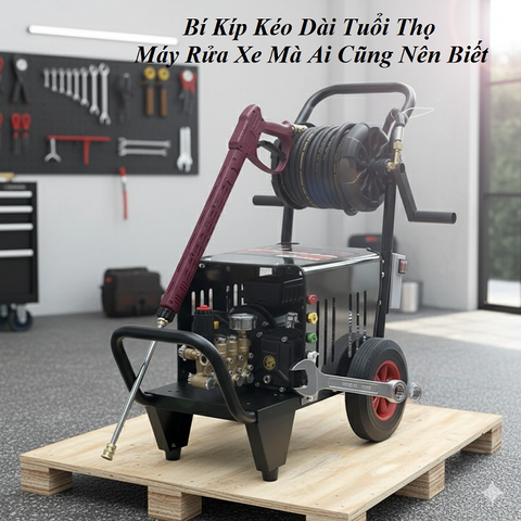 Bí Kíp Kéo Dài Tuổi Thọ Máy Rửa Xe Mà Ai Cũng Nên Biết