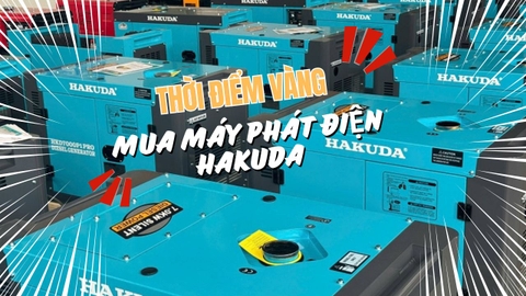 Tiết Kiệm Lớn: Mua Máy Phát Điện Hakuda Đúng Thời Điểm