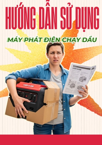 Hướng Dẫn Sử Dụng Máy Phát Điện Chạy Dầu Hakuda