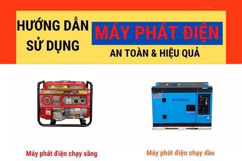 Quy Trình Vận Hành Và Cách Sử Dụng Máy Phát Điện [ XĂNG - DẦU ]