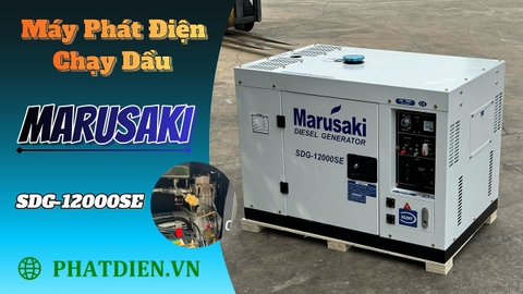 Máy Phát Điện Chạy Dầu Marusaki 8.6KW SDG-12000SE Có Những Ưu Điểm Gì Nổi Bật?