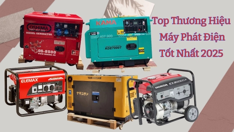 Top Thương Hiệu Máy Phát Điện Tốt Nhất 2025