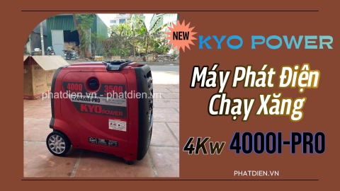 Ưu Điểm Và Ứng Dụng Máy Phát Điện Chạy Xăng Kyo Power 4Kw 4000i-Pro
