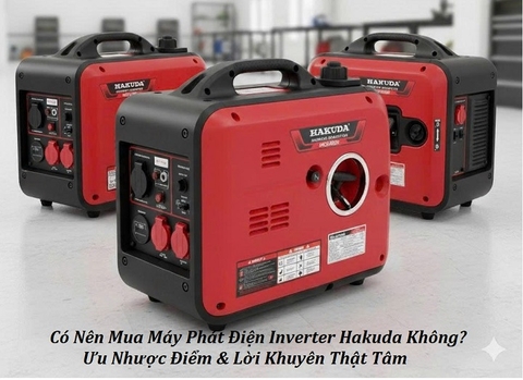 Có Nên Mua Máy Phát Điện Inverter Hakuda Không? Ưu Nhược Điểm & Lời Khuyên Thật Tâm