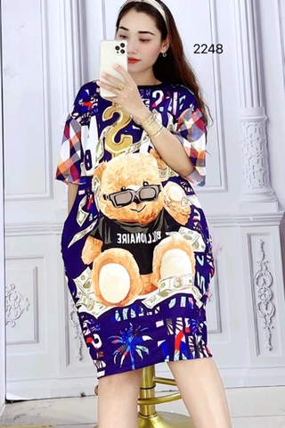 Đầm Suông Nữ Big Size XL - D2248