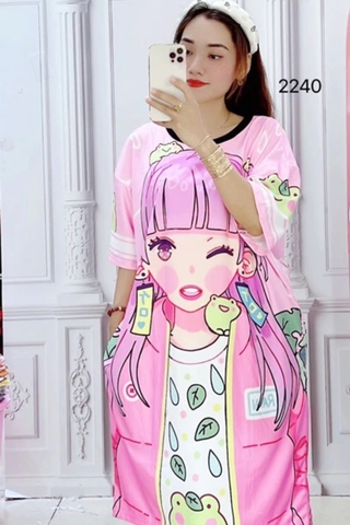 Đầm Suông Nữ Big Size XL - D2240