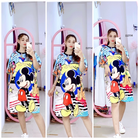 Đầm Suông Nữ Big Size XL - D2114