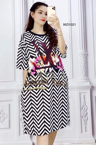 Đầm Suông Nữ Big Size XL - D1021