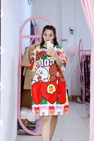 Đầm Suông Nữ Big Size XL - D1051