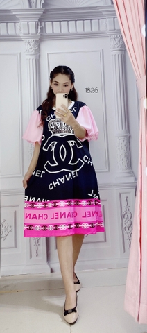 ĐẦM TAY BỒNG TAY LỤA -DTBXL1826